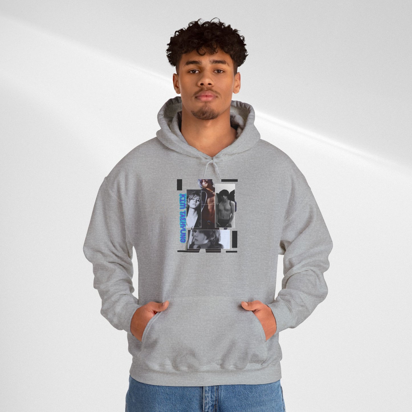 TAE Hoodie — Graphic Photo Collage 'Goth Romance' Streetwear Pullover