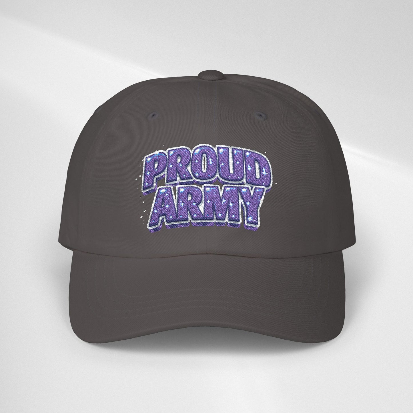 Dad Cap — "Proud Army" Embroidered Baseball Hat