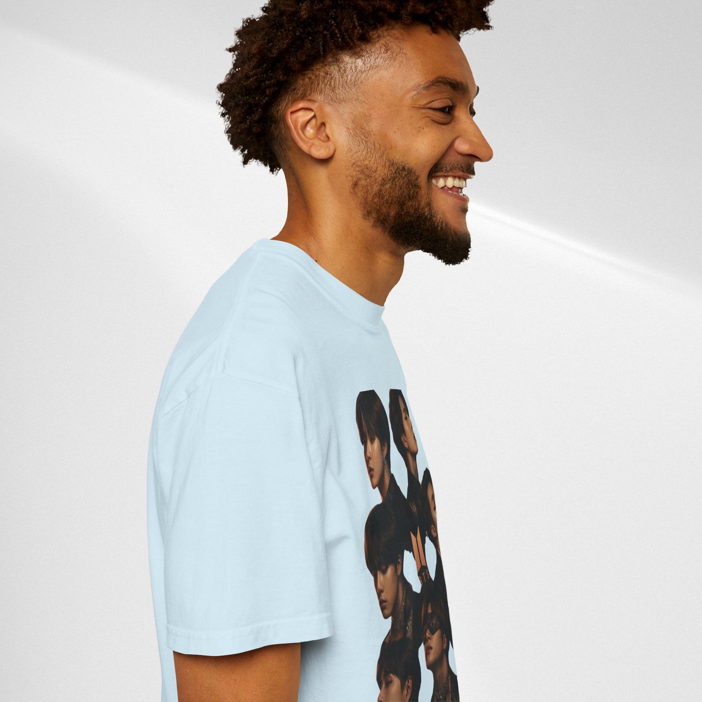 BTS Portrait Collage T-Shirt — Dark Mood Graphic Tee