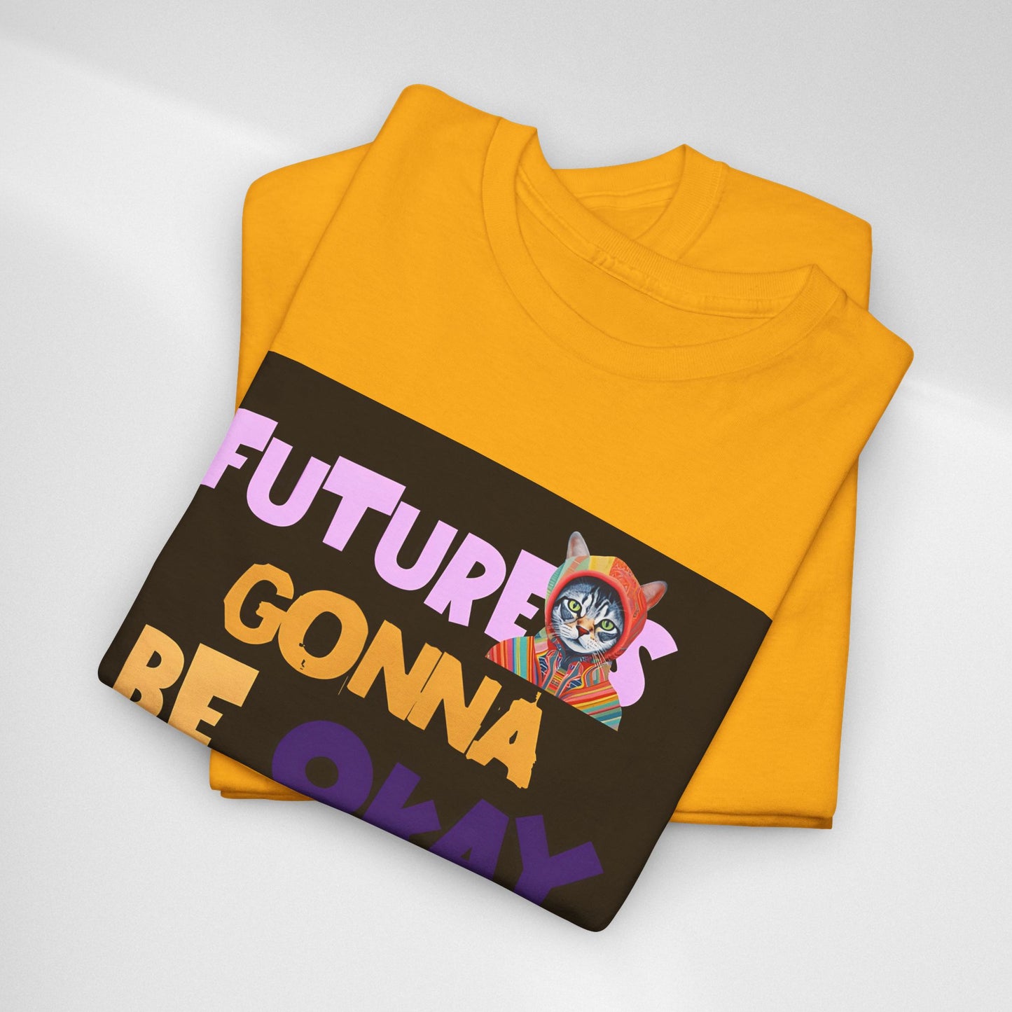 Future's Gonna Be Okay D-Day T-Shirt — Positive Retro Graphic Tee