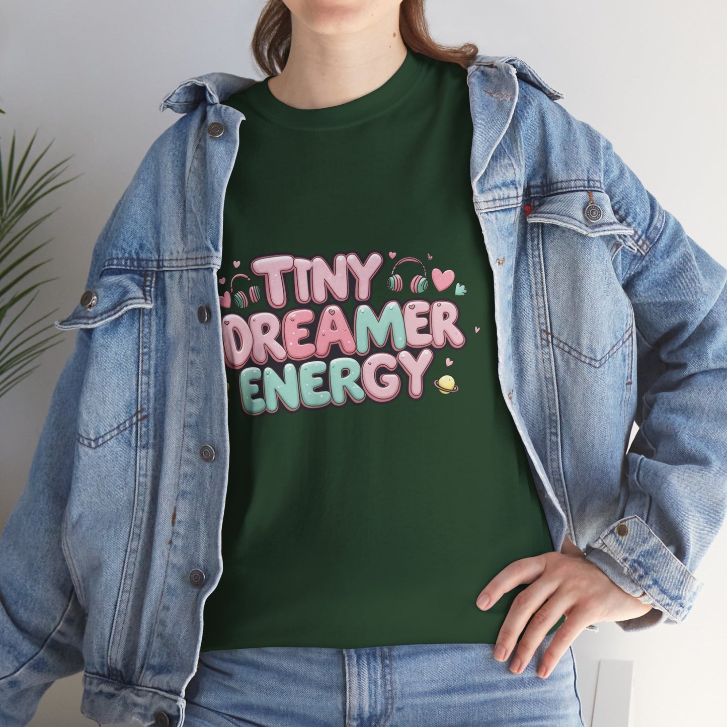TinyTan Dreamer Energy T-Shirt — Cute Pastel Graphic Tee