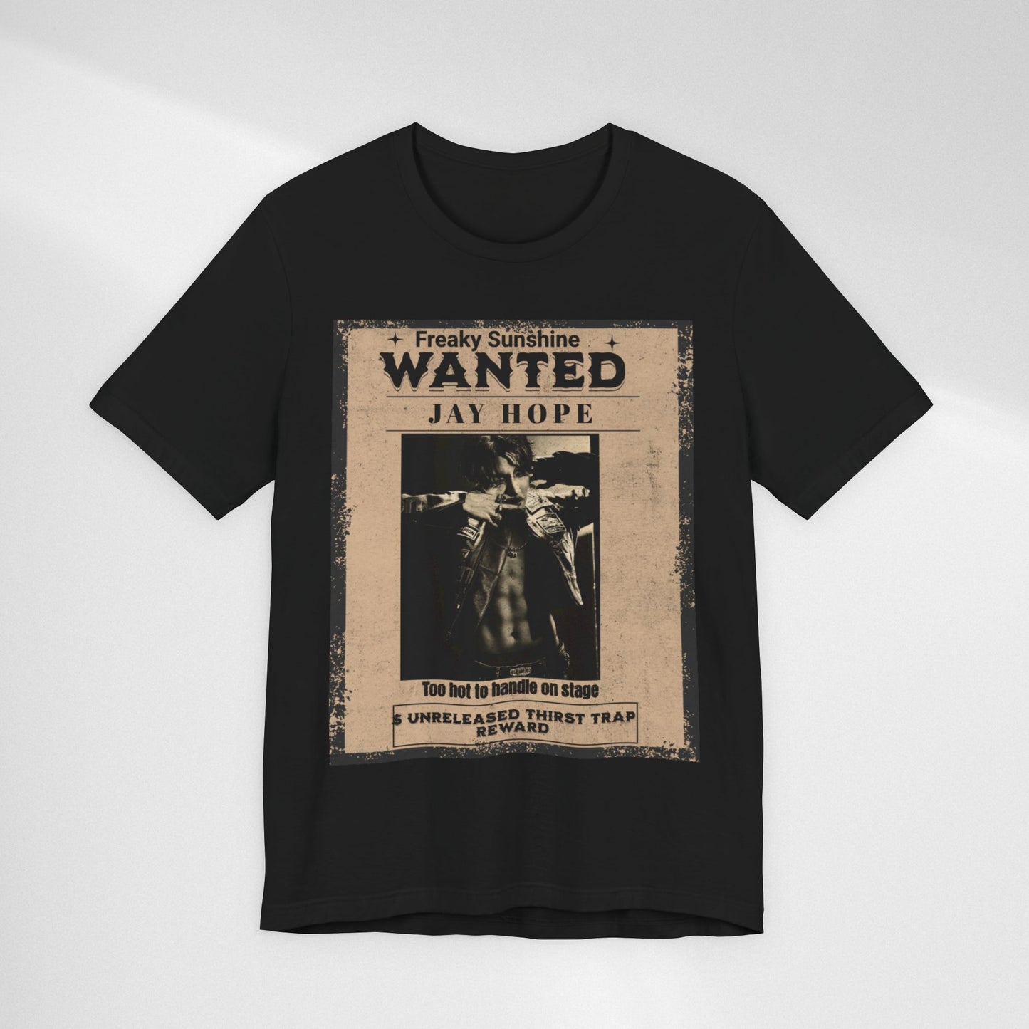Wanted Poster Jay Hope T-Shirt — Vintage Western Graphic Tee