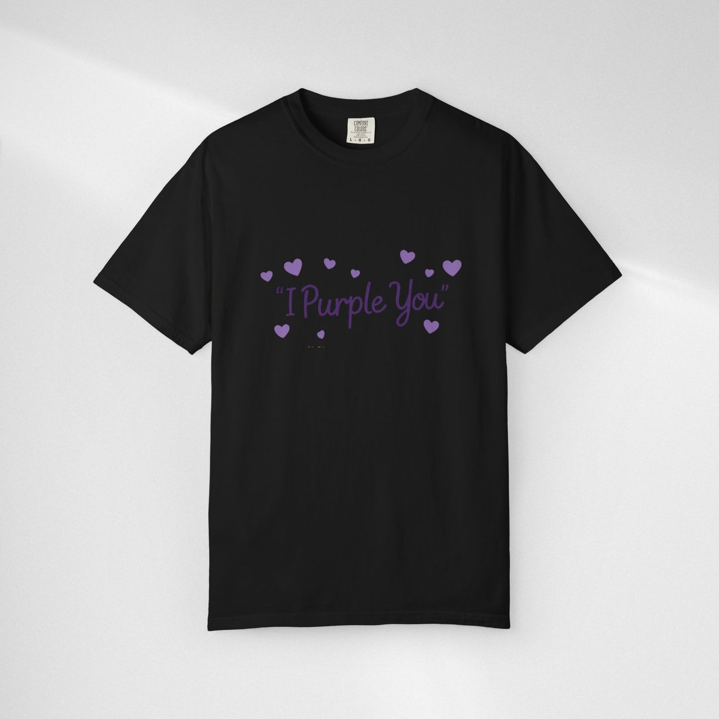 I Purple You T-Shirt — Cute Purple Hearts Valentine Tee
