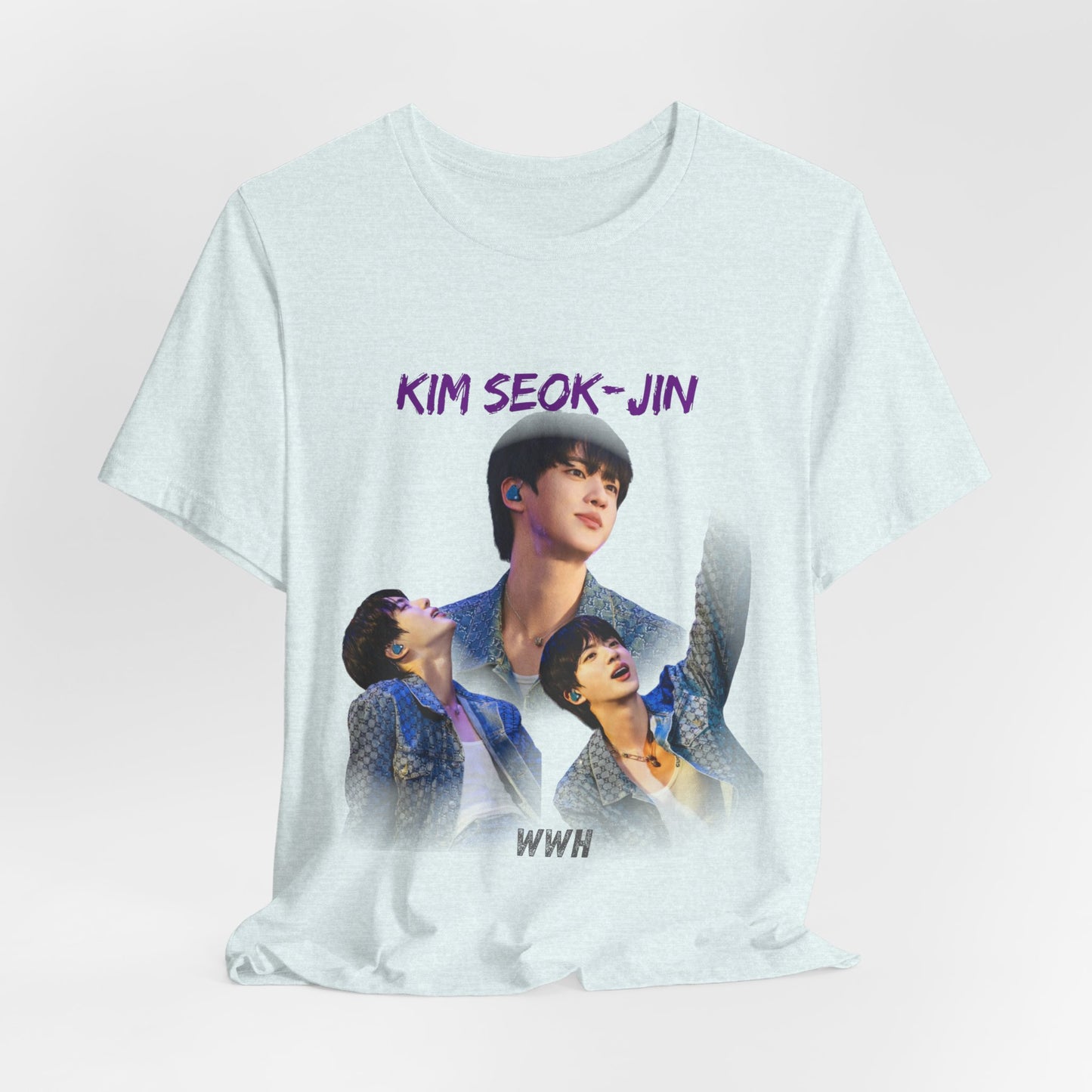 K-Pop Idol Photo Tee — 'Kim Seok-Jin' Graphic T-Shirt