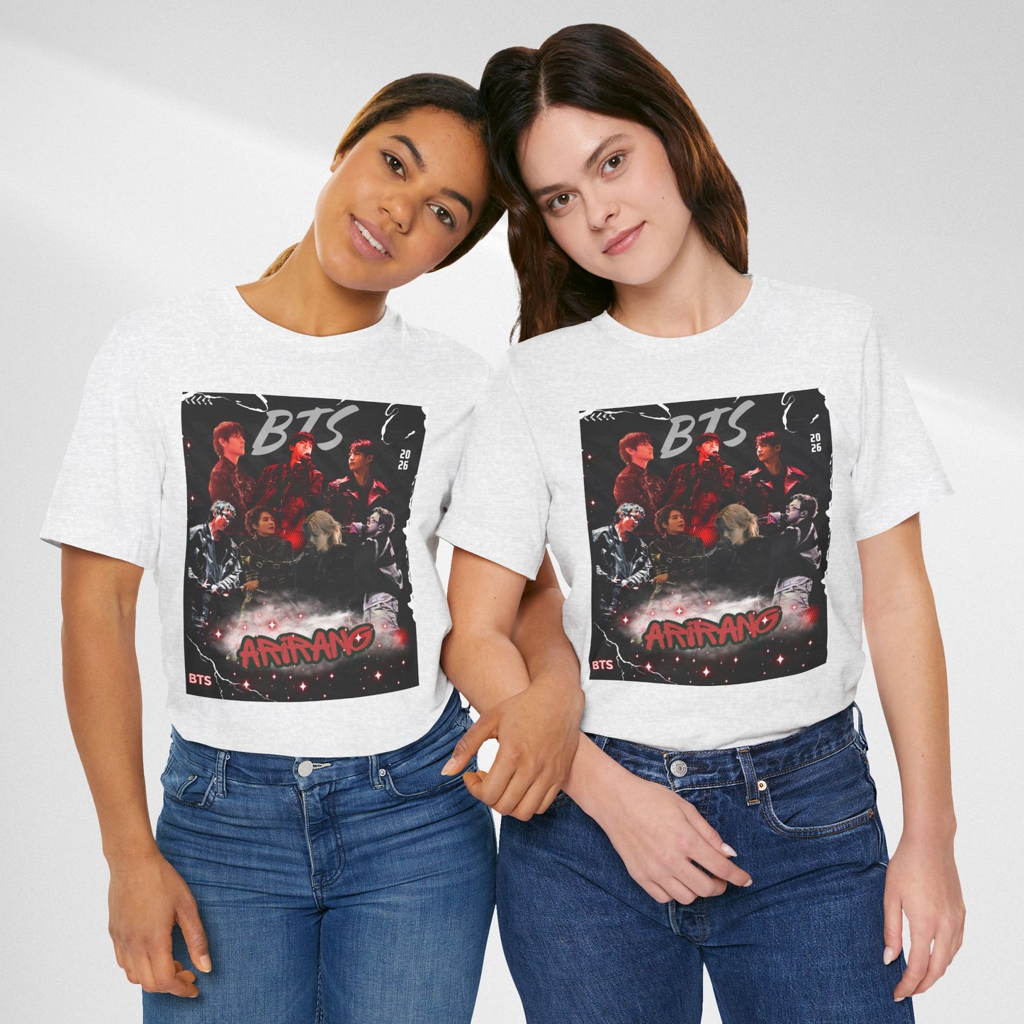 BTS ARIRANG Band Graphic Tee — 'BTS ARMY' Retro Concert Poster Shirt