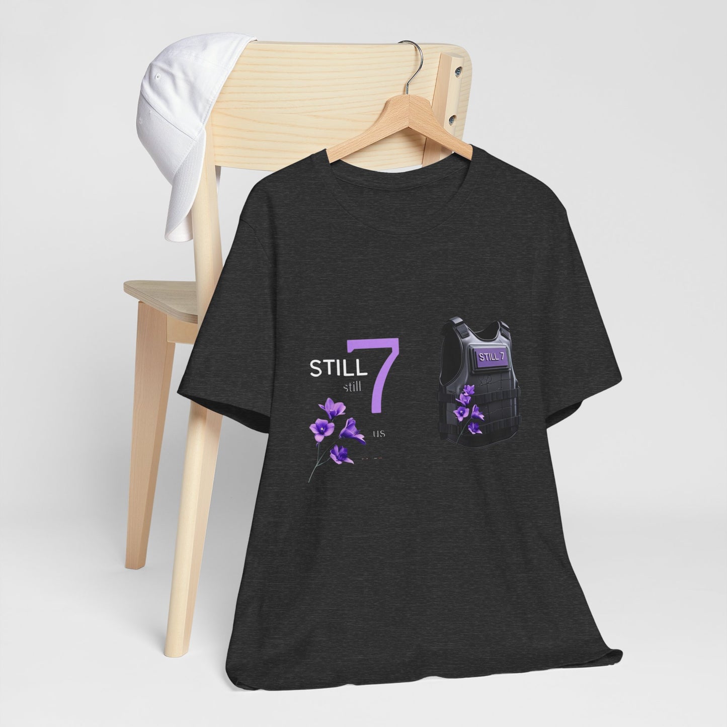 Bulletproof Vest Floral Tee — “I Am The Proof” Graphic T‑Shirt