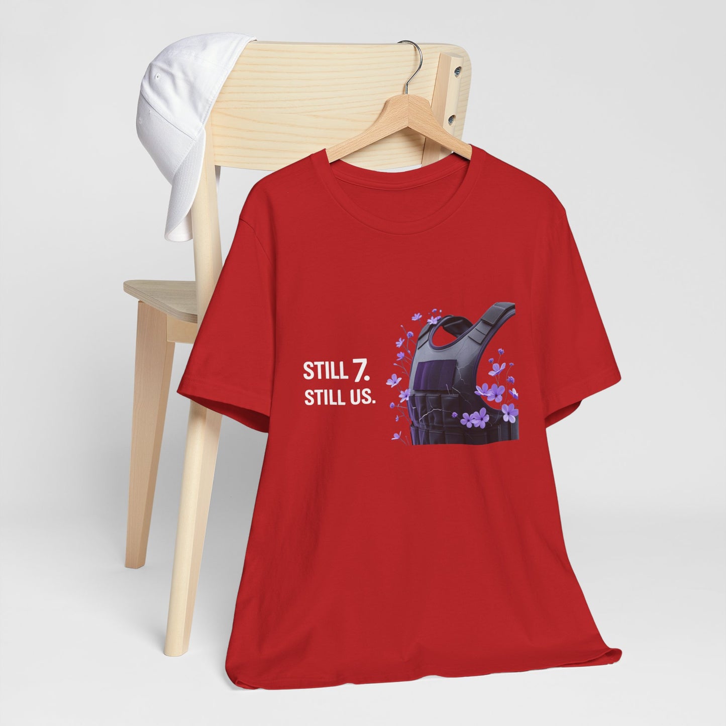 Bulletproof Vest Floral Tee — “I Am The Proof” Graphic T‑Shirt