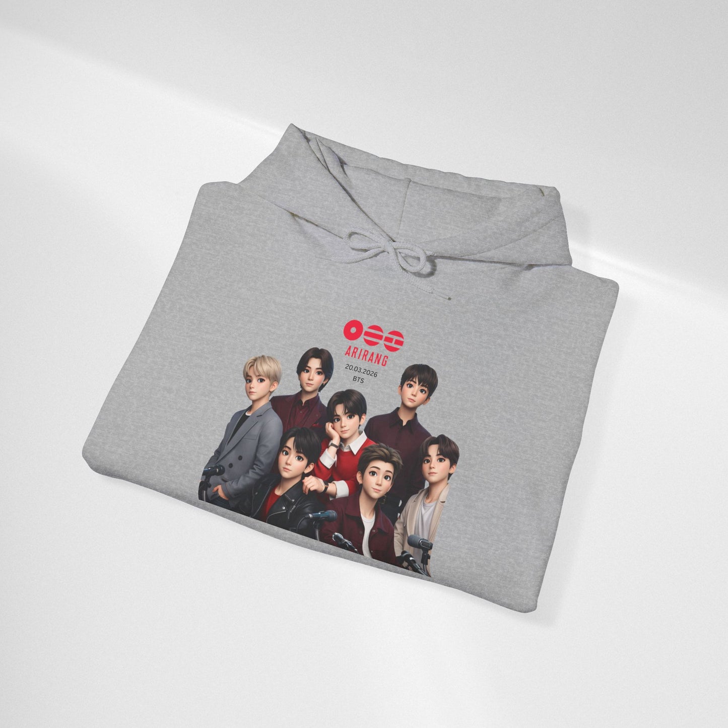BTS Group Photo Hoodie – Korean Boy Band Pullover