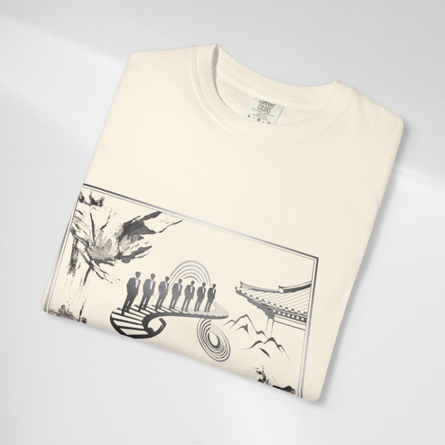 BTS Arirang Graphic T-Shirt — Korean Folklore Illustration Tee