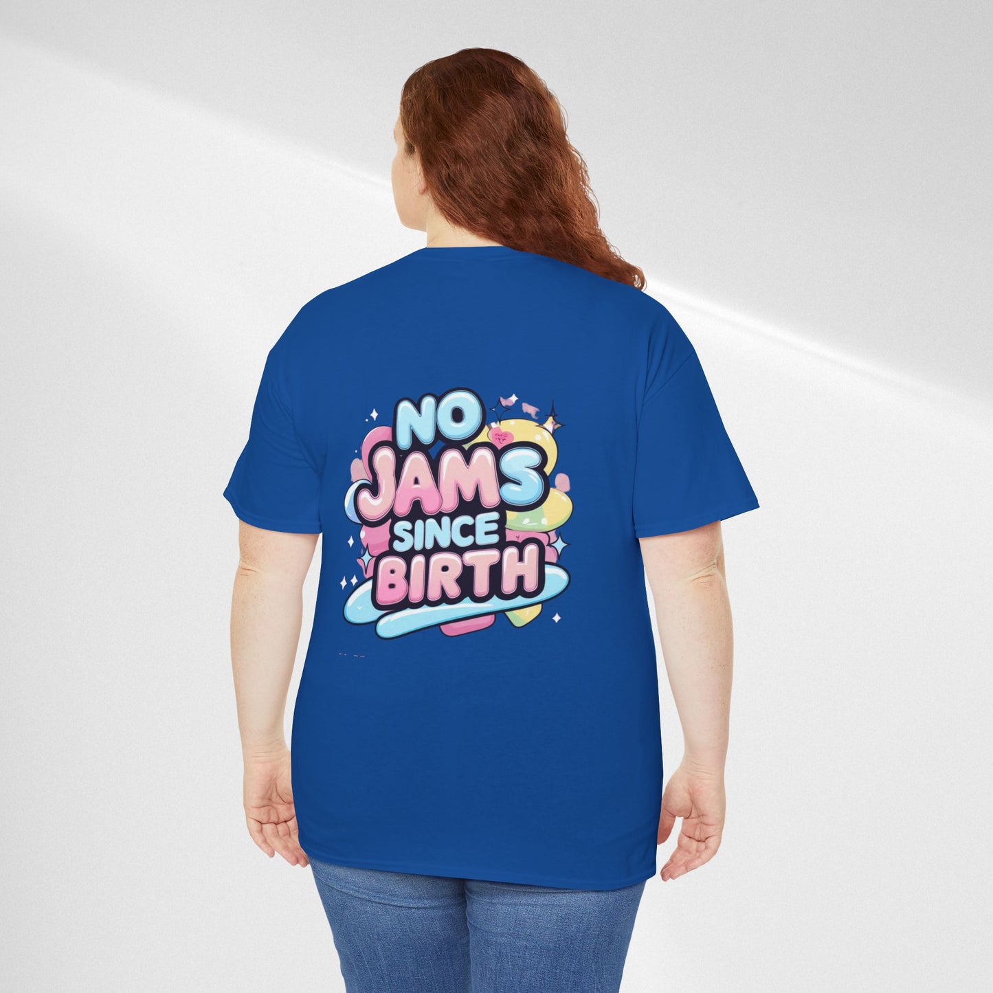 No Jams Since Birth T-Shirt — Cute Pastel Graphic Tee