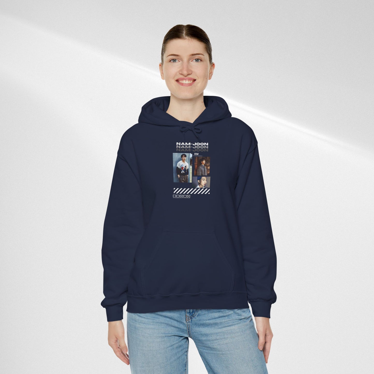 NAMJOON Hoodie — Retro Filmstrip Portrait Pullover