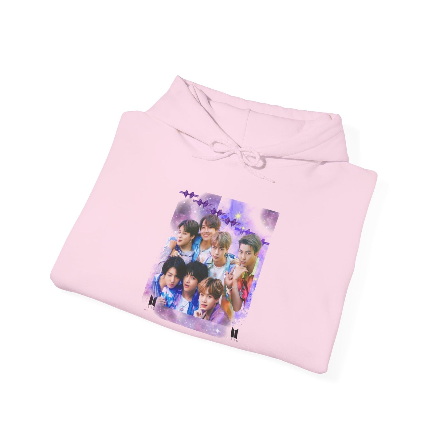 BTS Hoodie — Purple Collage Photo Graphic Hoodie