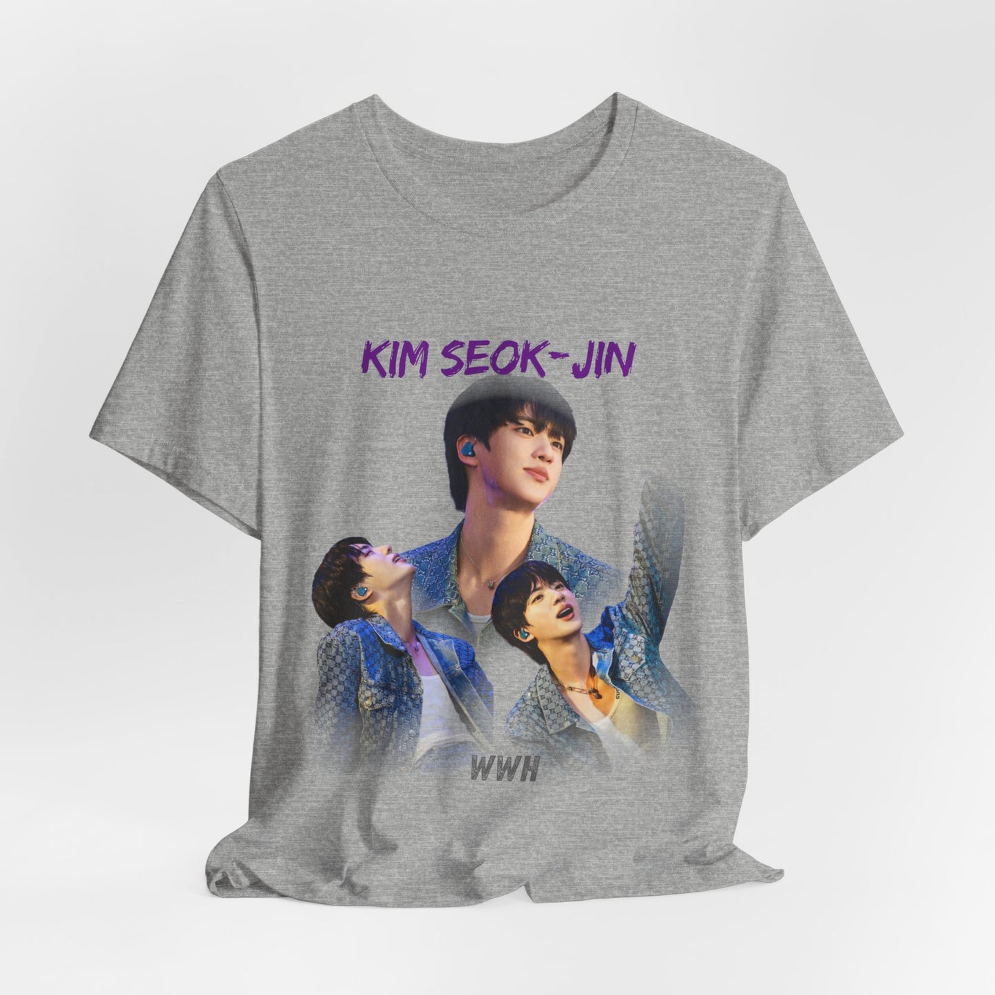 K-Pop Idol Photo Tee — 'Kim Seok-Jin' Graphic T-Shirt