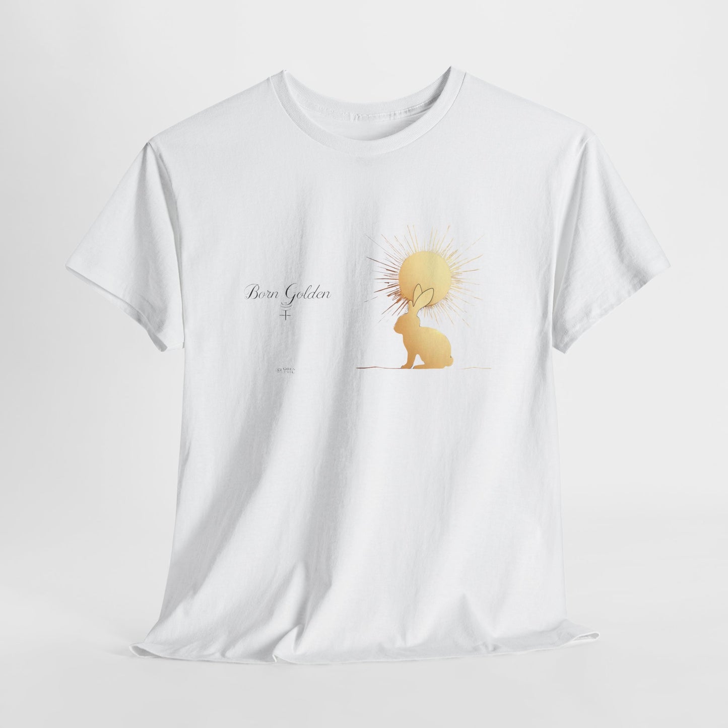 JK Golden Child T-Shirt — 'Born Golden' Cute Kids Illustration Tee