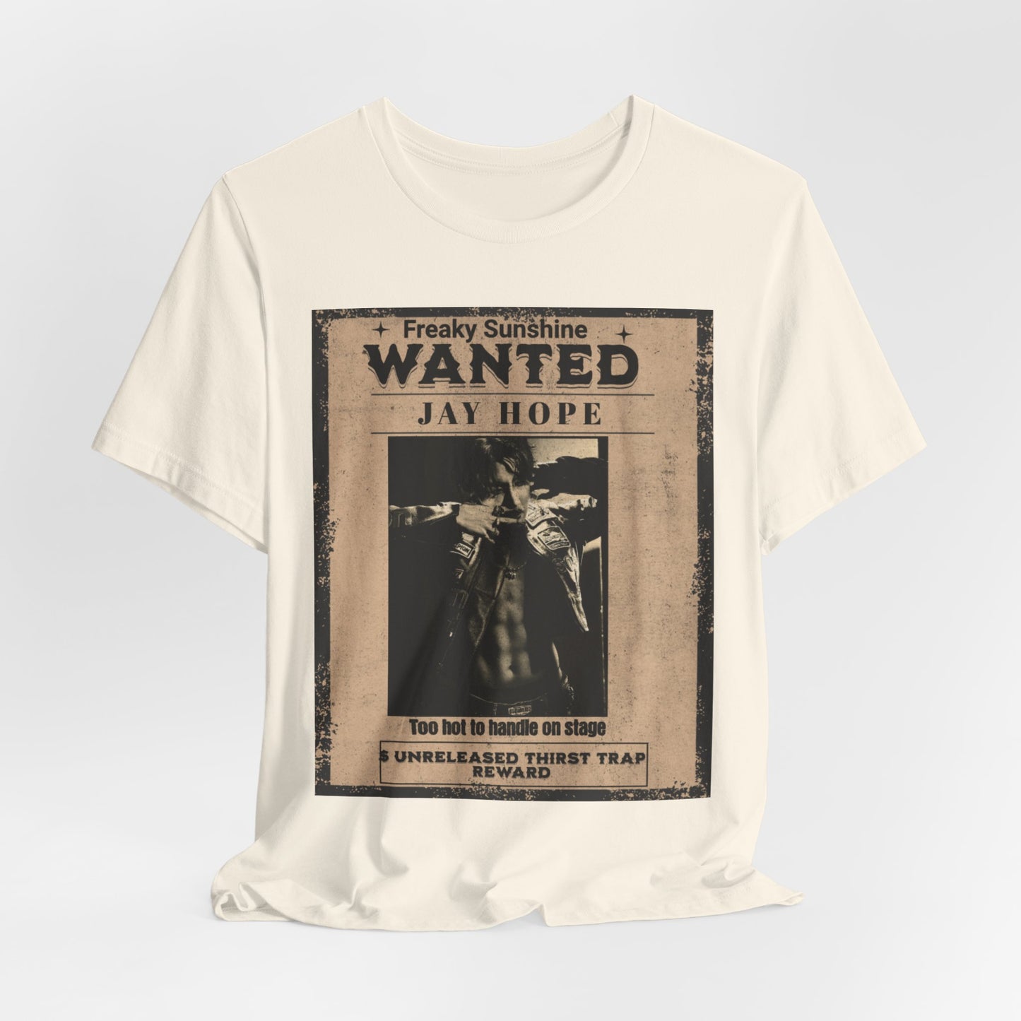 Wanted Poster Jay Hope T-Shirt — Vintage Western Graphic Tee