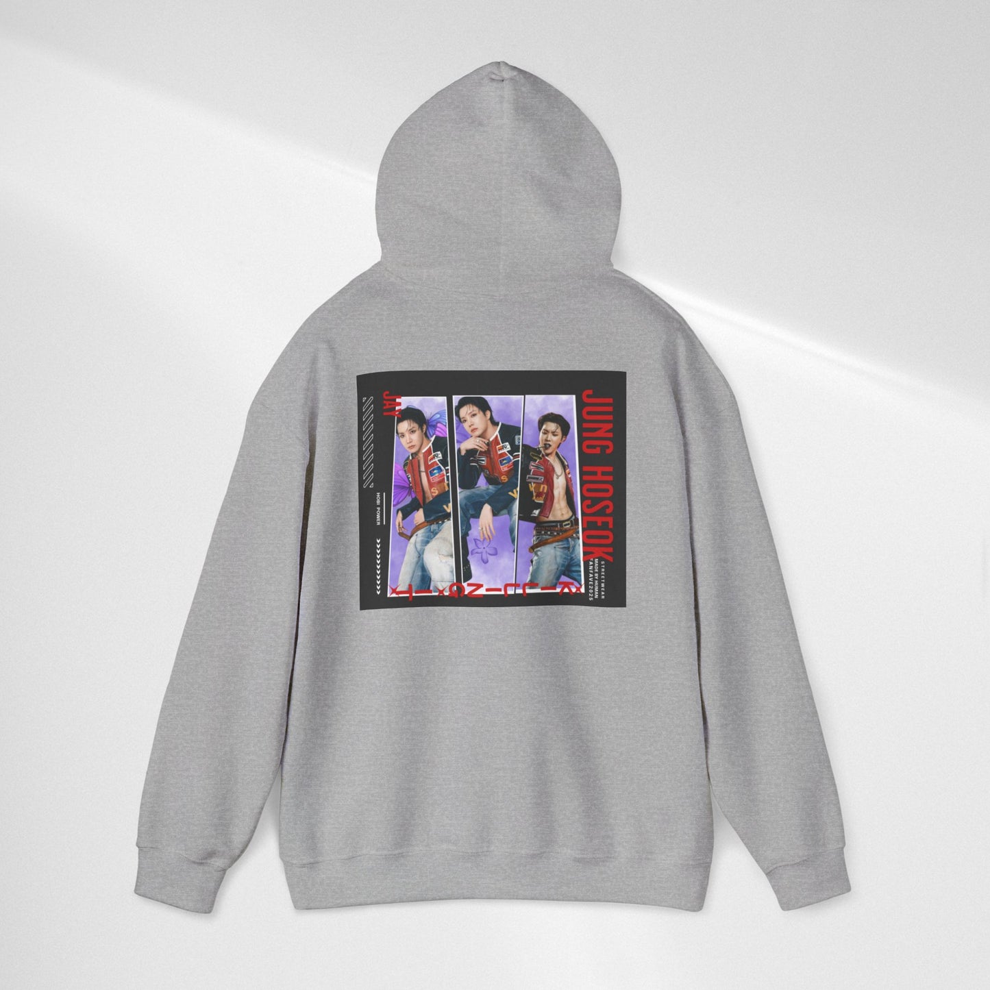 JHOPE Retro Band Photo Hoodie — Vintage Concert Graphic Pullover