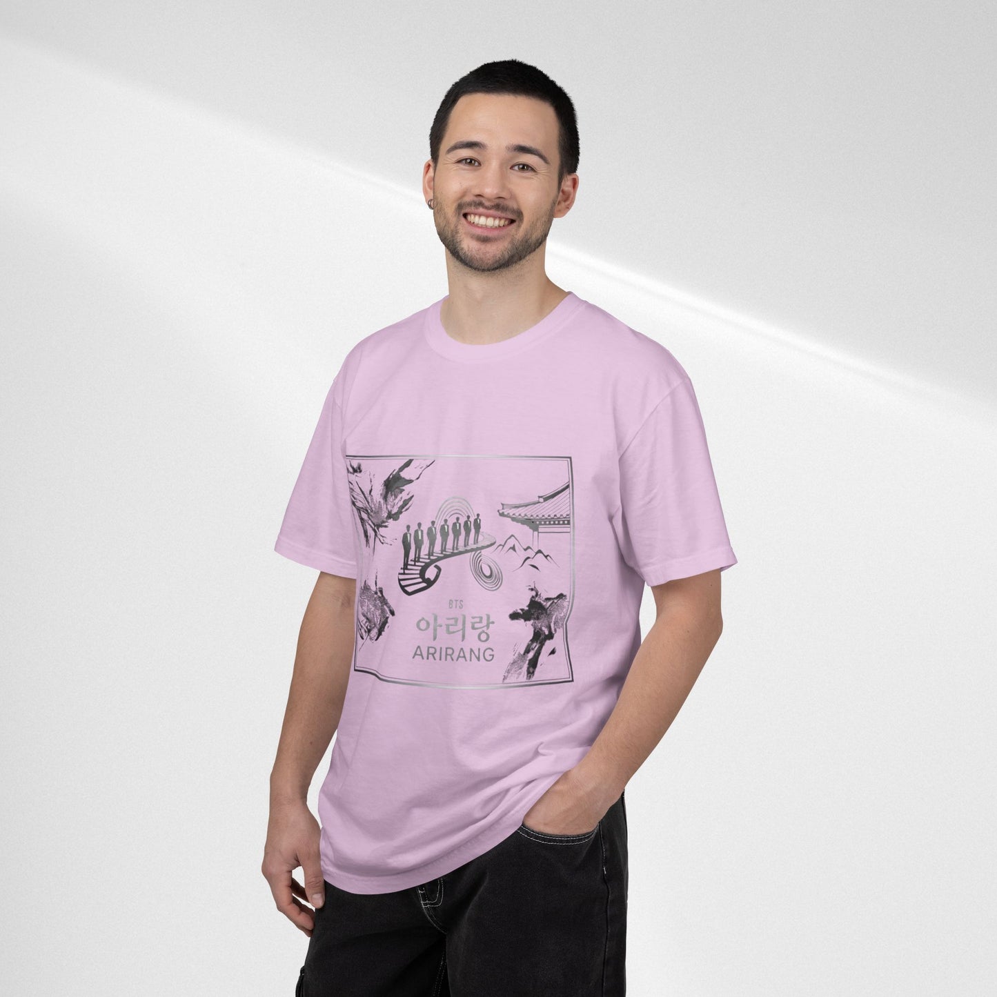 BTS Arirang Graphic T-Shirt — Korean Folklore Illustration Tee