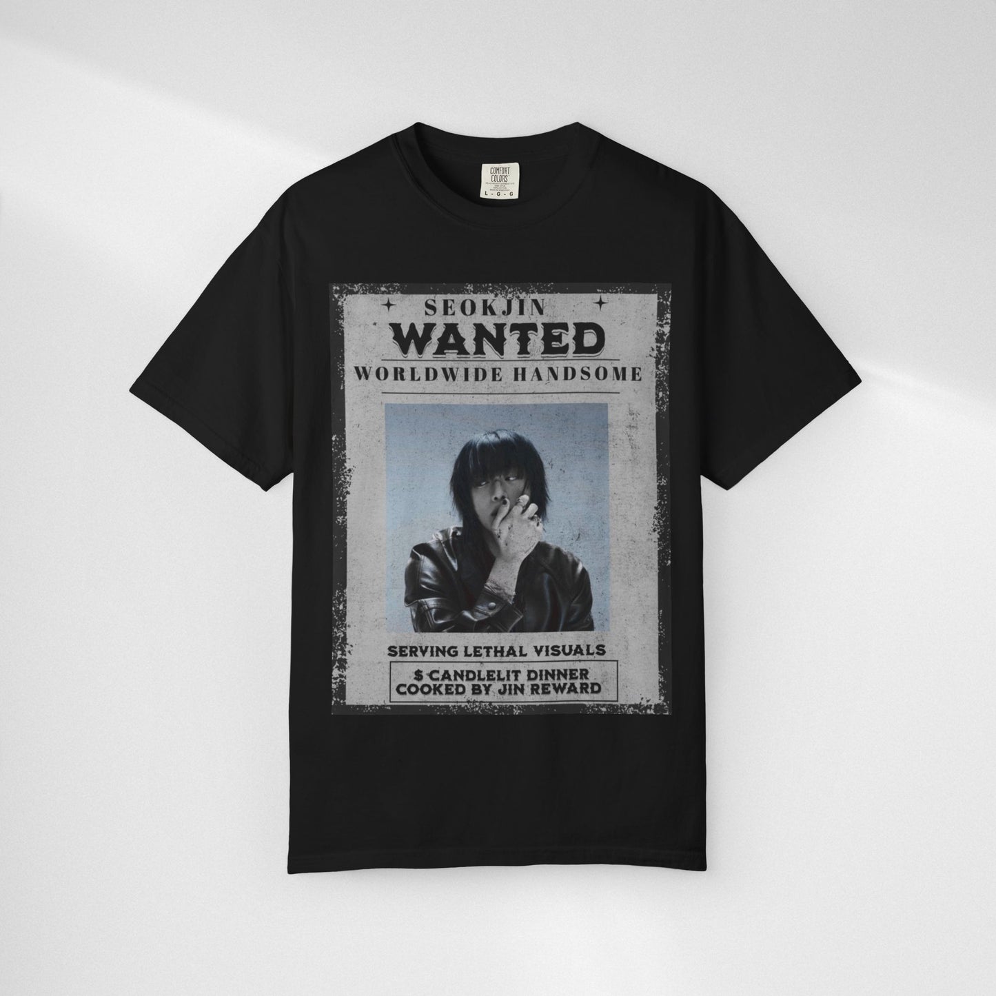 Seokjin "Wanted: Worldwide Handsome" Graphic T-Shirt