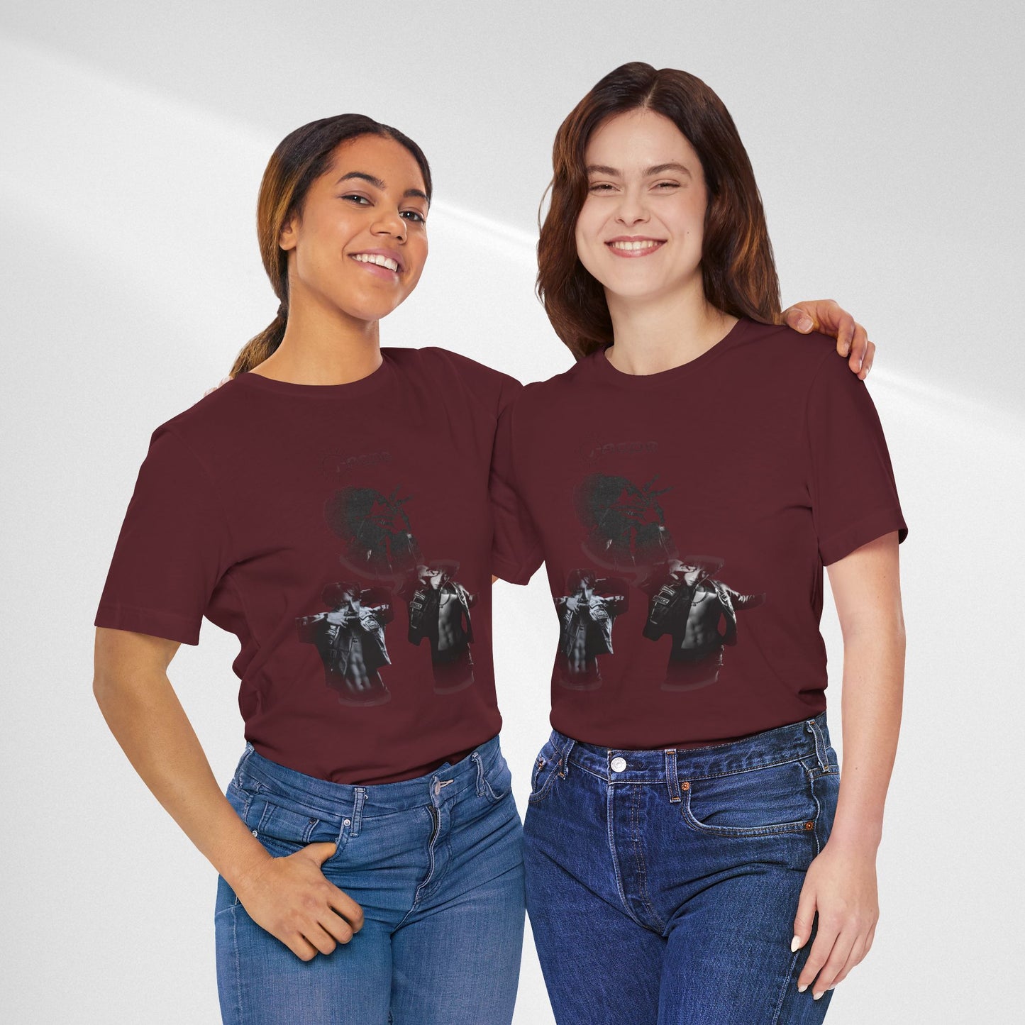 J hope Graphic Tee — Moody Monochrome Portraits