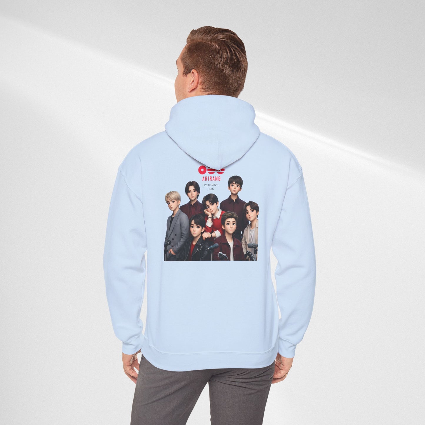 BTS Group Photo Hoodie – Korean Boy Band Pullover
