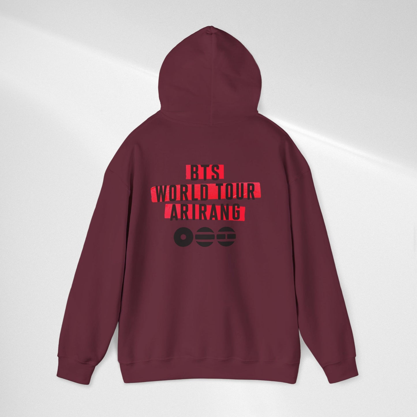 BTS World Tour "ARRIANG" Hoodie — Minimal Logo Tour Pullover