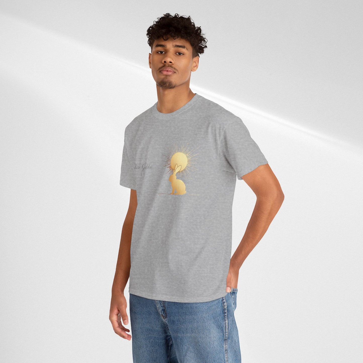 JK Golden Child T-Shirt — 'Born Golden' Cute Kids Illustration Tee