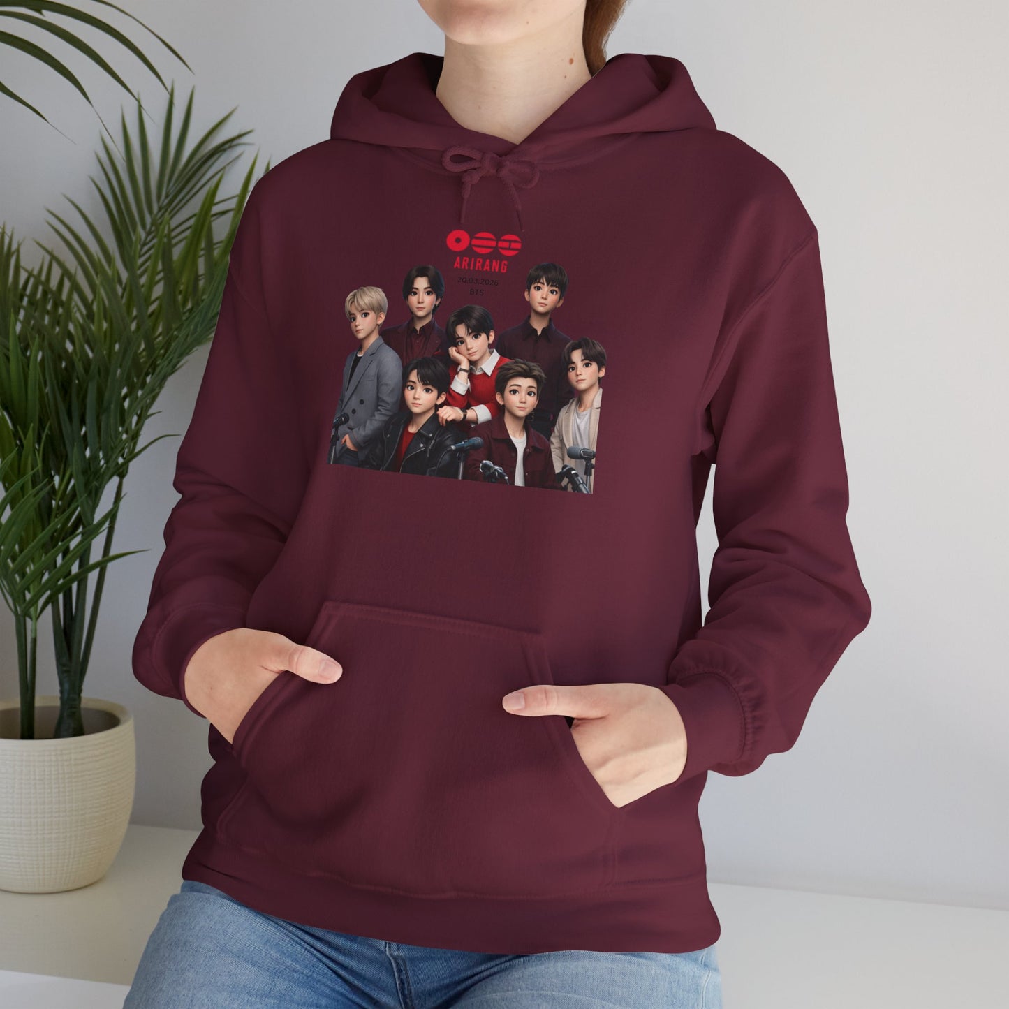 BTS Group Photo Hoodie – Korean Boy Band Pullover