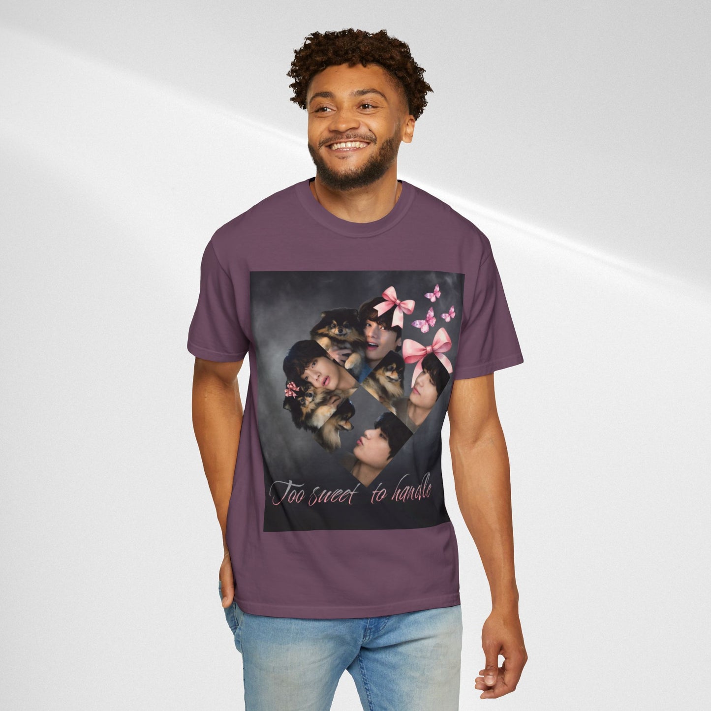 V Too Sweet to Handle T-Shirt — Cute Vintage Photo Collage Tee
