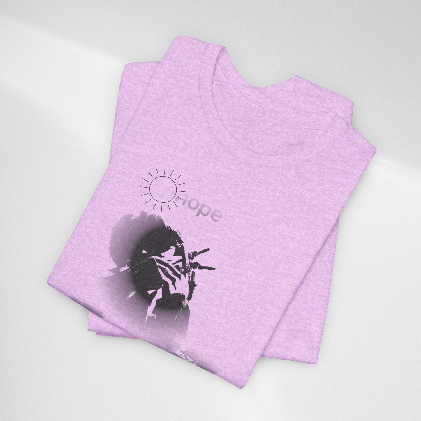 J hope Graphic Tee — Moody Monochrome Portraits