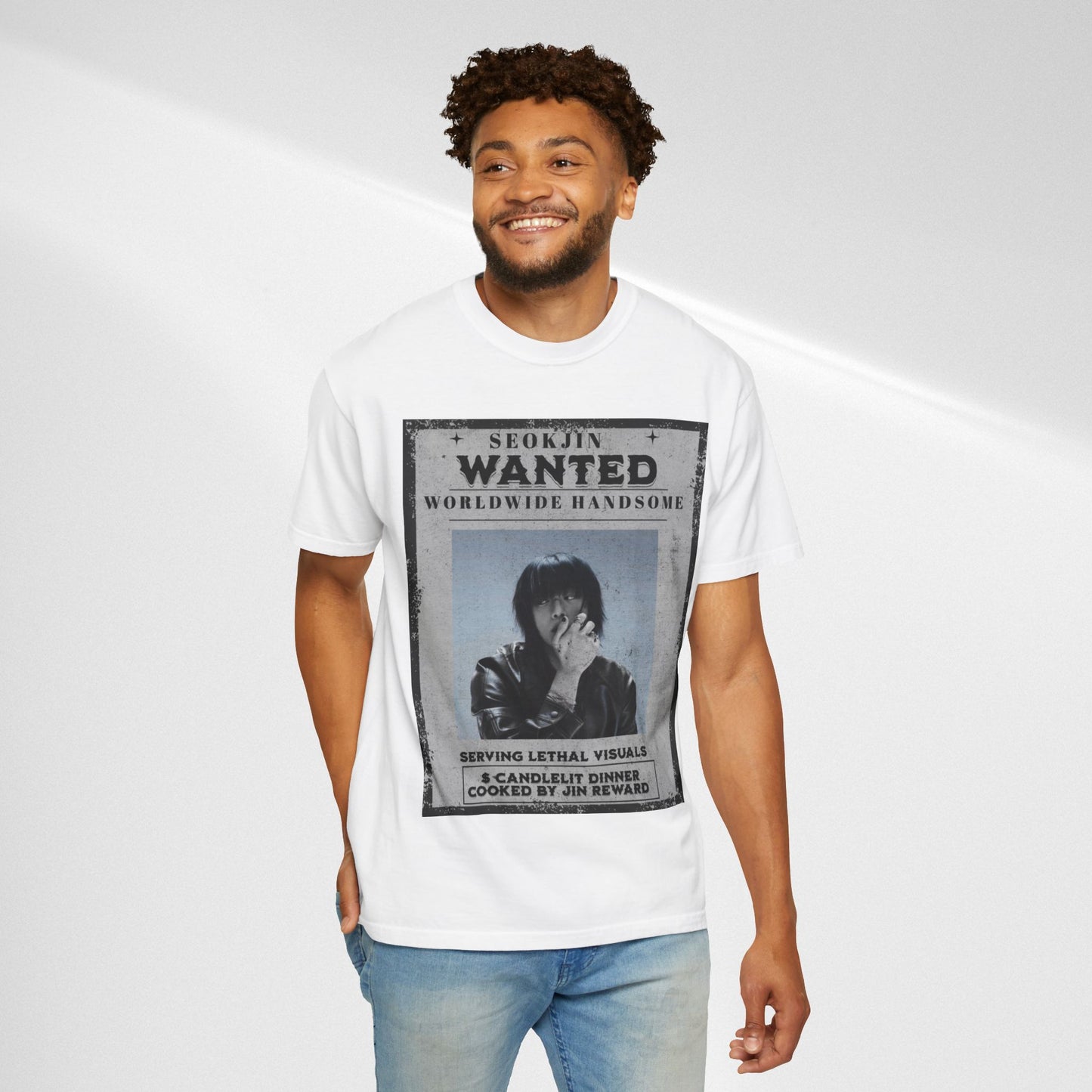 Seokjin "Wanted: Worldwide Handsome" Graphic T-Shirt