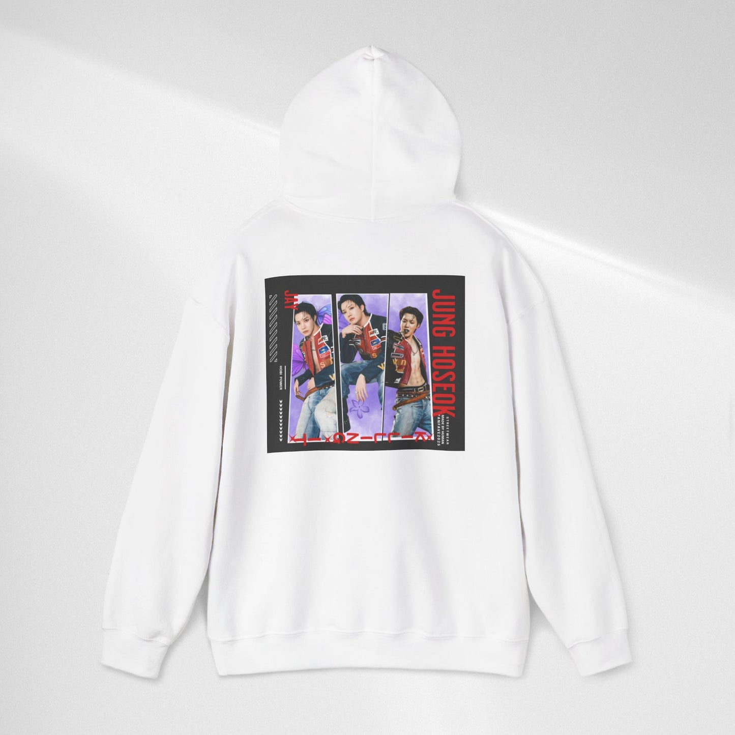 JHOPE Retro Band Photo Hoodie — Vintage Concert Graphic Pullover