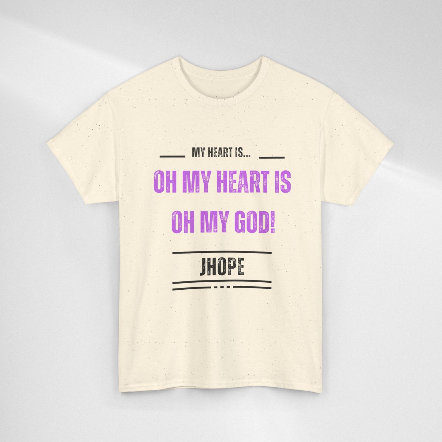 Graphic Tee — "Oh My Heart Is Oh My God!" J-Hope Fan Shirt