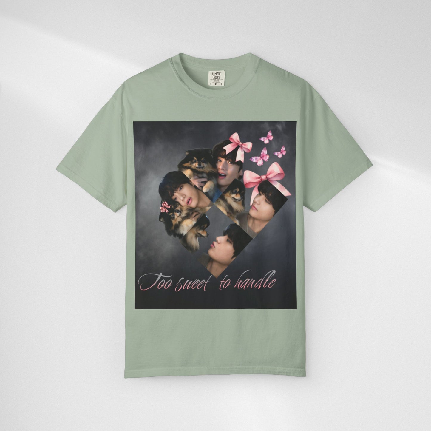 V Too Sweet to Handle T-Shirt — Cute Vintage Photo Collage Tee