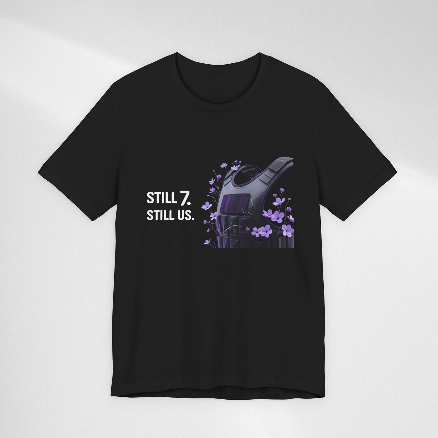 Bulletproof Vest Floral Tee — “I Am The Proof” Graphic T‑Shirt
