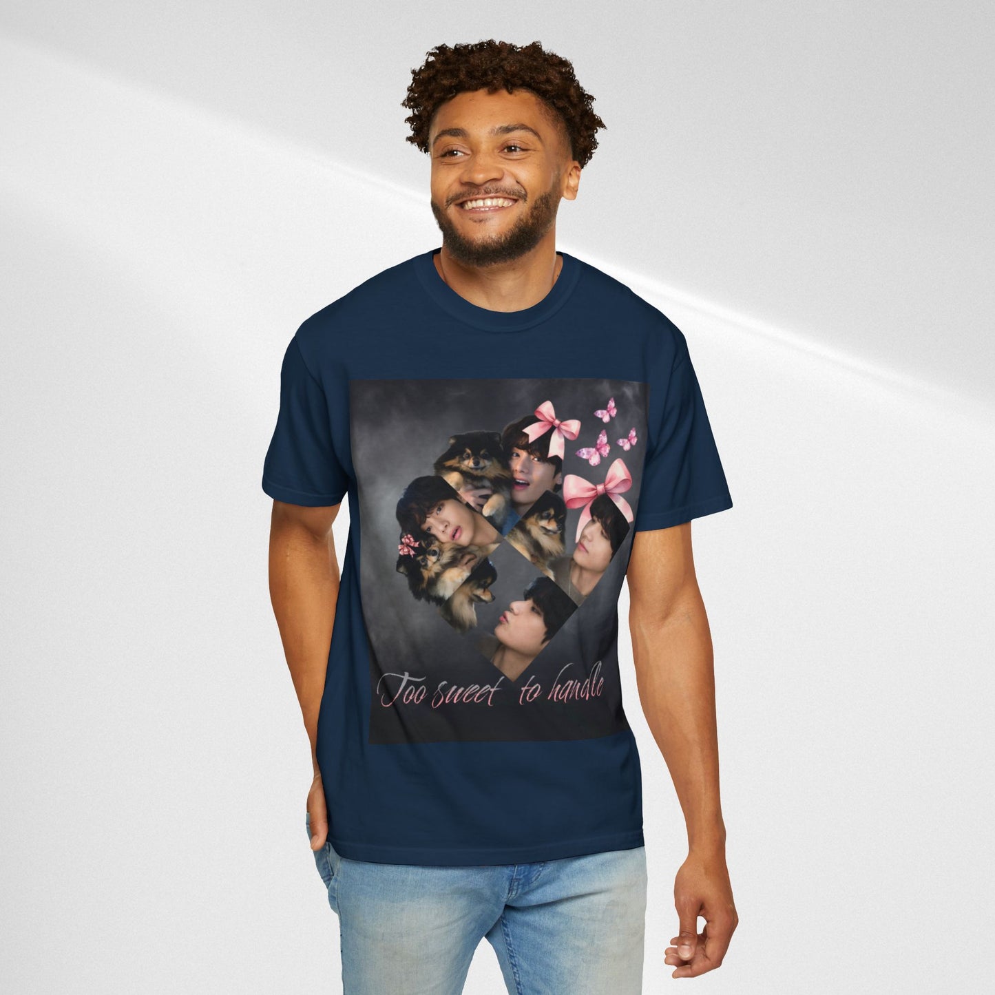 V Too Sweet to Handle T-Shirt — Cute Vintage Photo Collage Tee