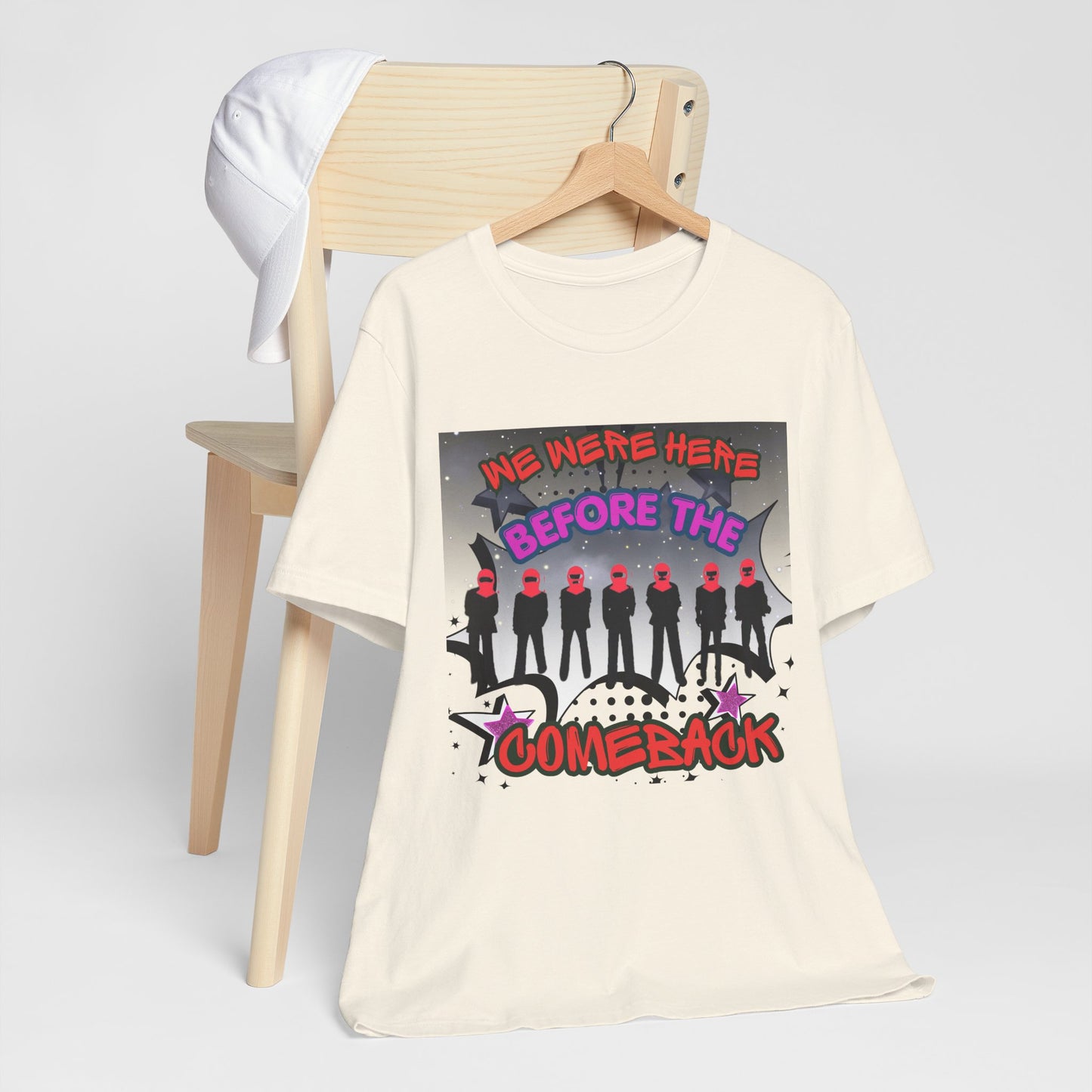 T‑Shirt — 'We Were Here Before the Comeback' Retro Pop Concert Tee