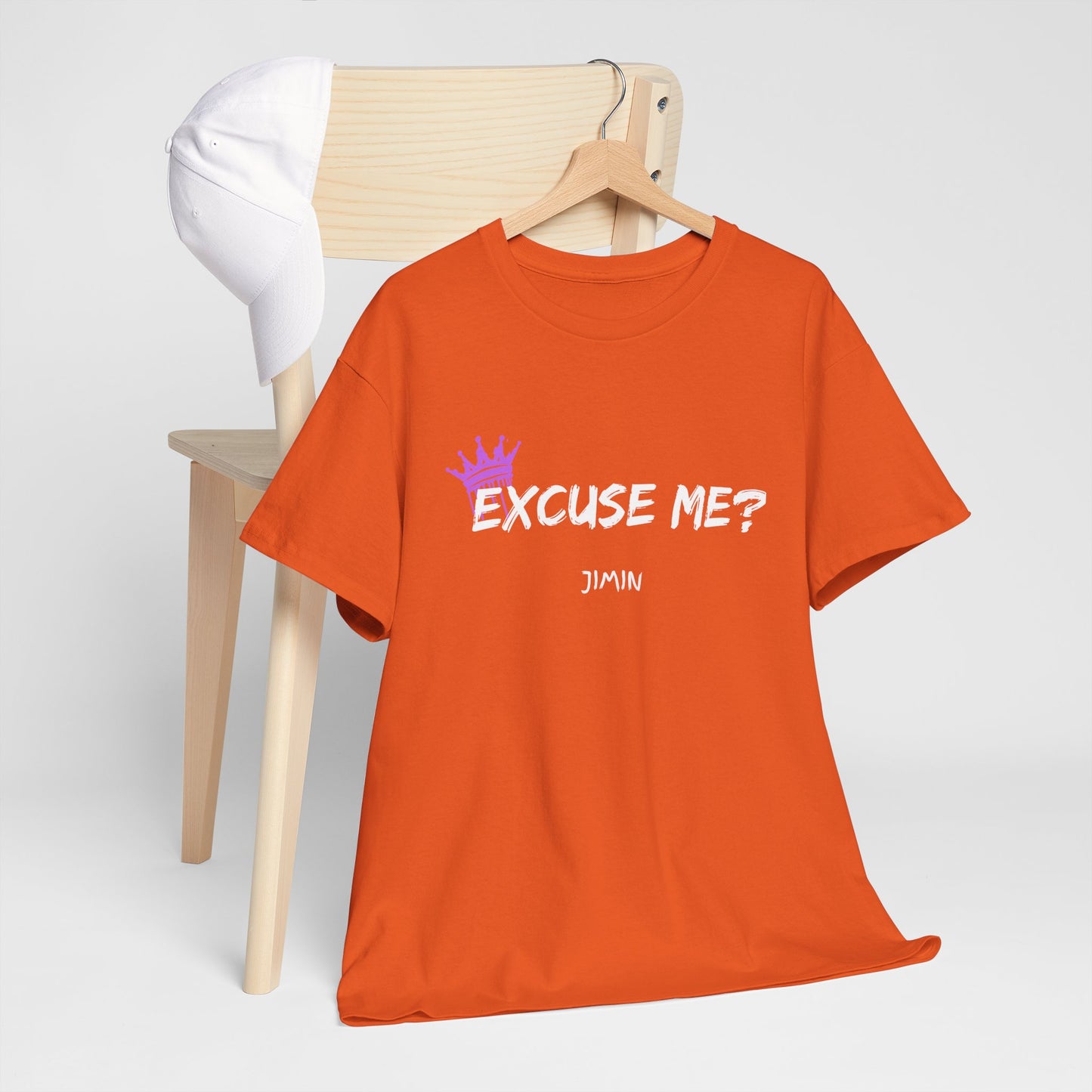 Excuse Me? Tee — Jimin Crown Graphic T‑Shirt