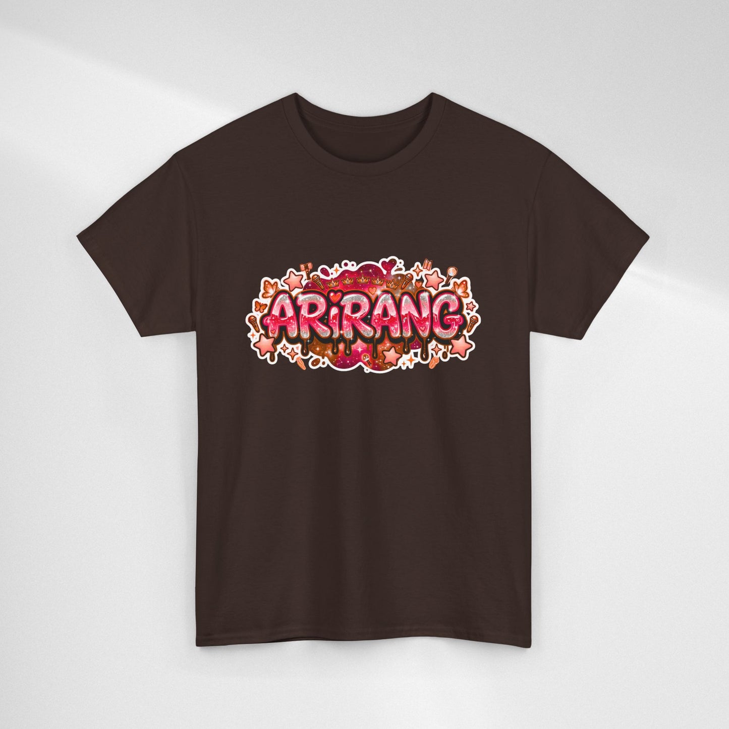 BTS Arirang Floral Graphic Tee - Korean Music Tribute Shirt