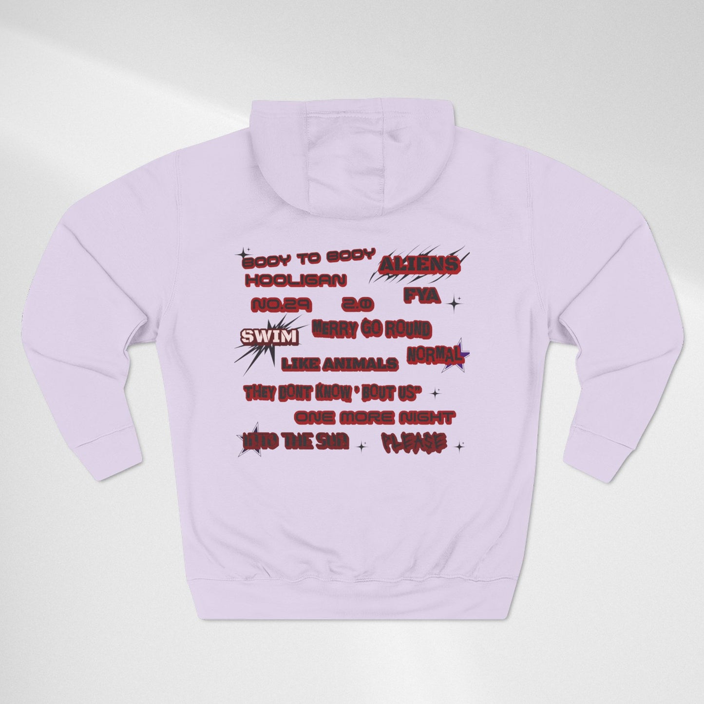 BTS World Tour Hoodie — 'Arirang' Fleece Pullover with Tour Dates