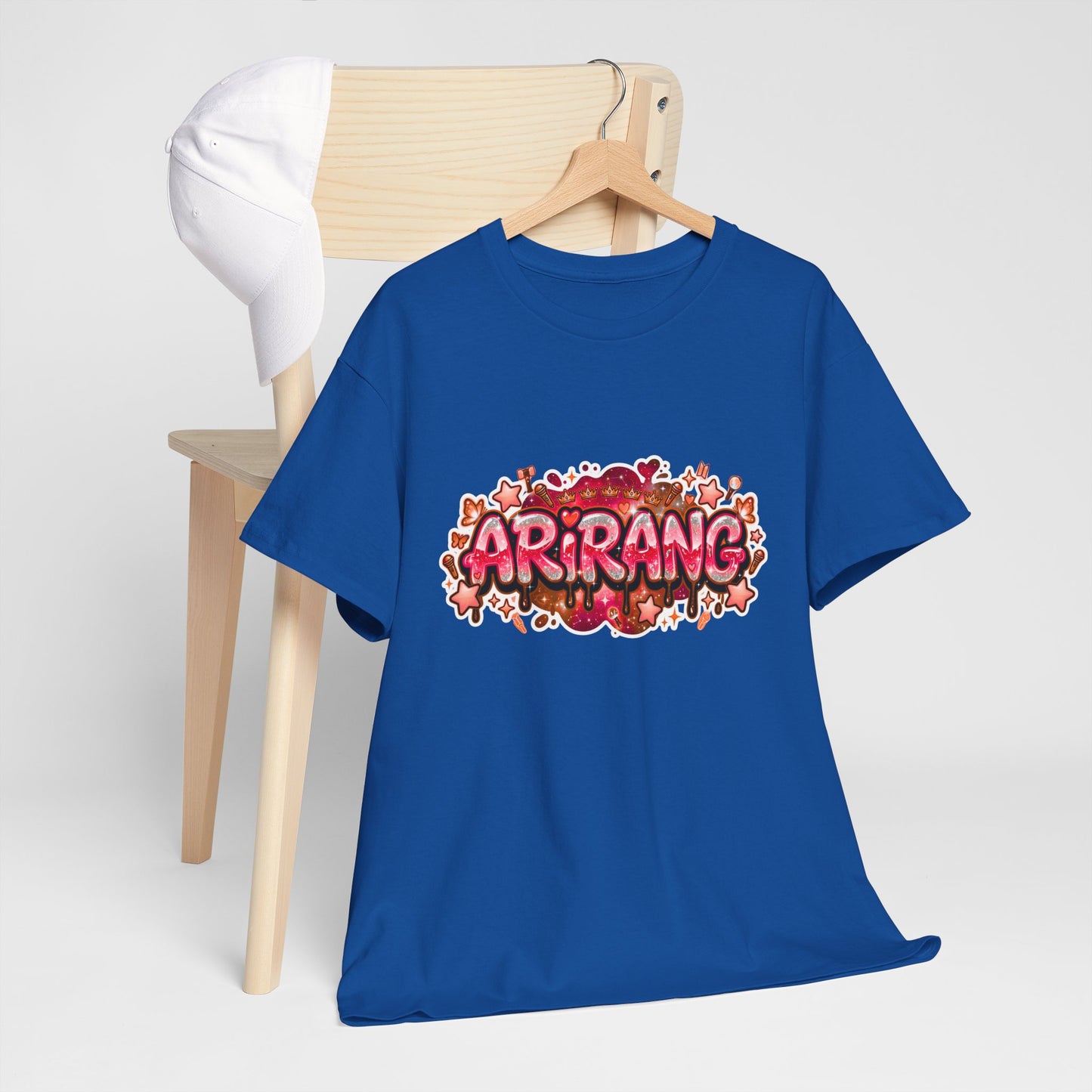 BTS Arirang Floral Graphic Tee - Korean Music Tribute Shirt