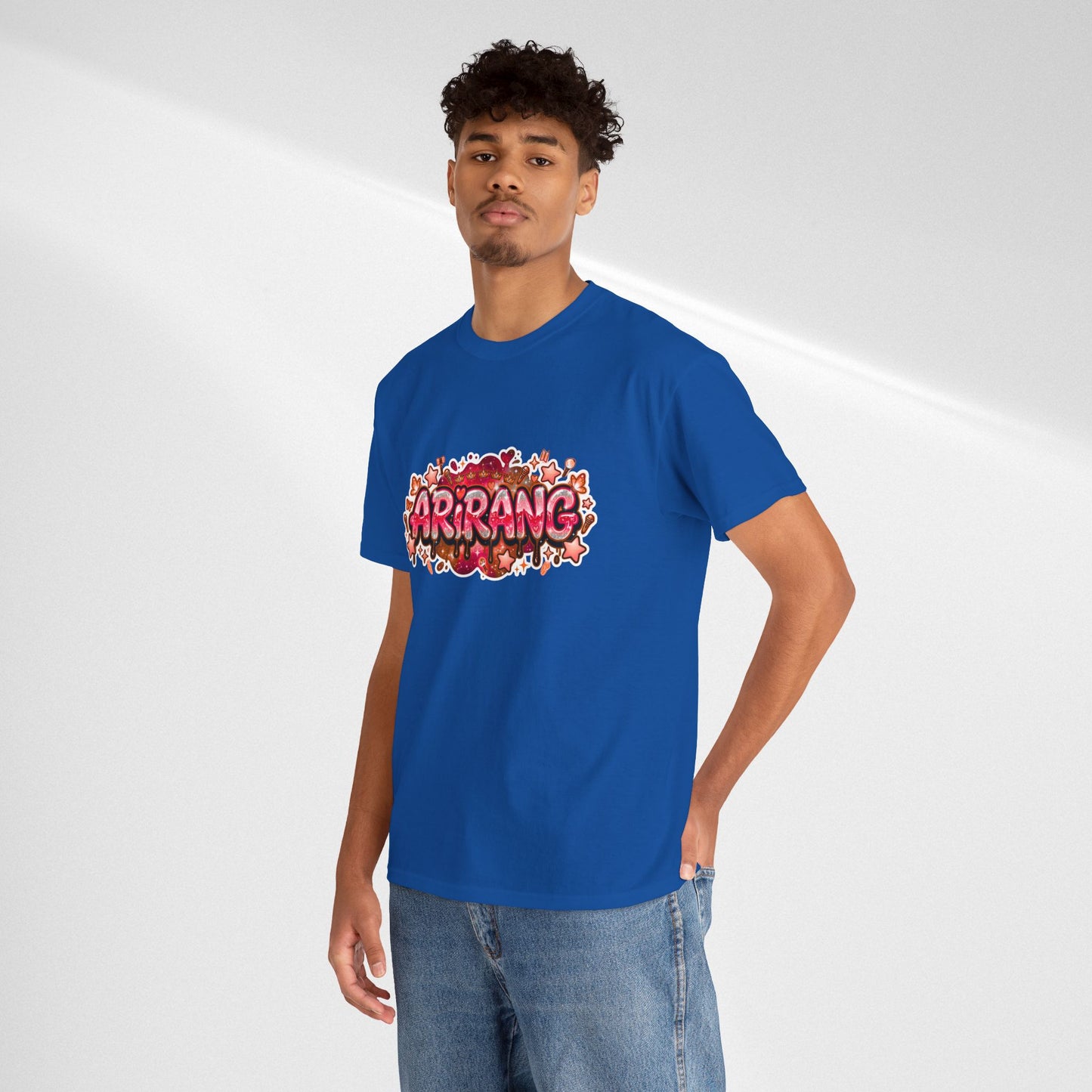 BTS Arirang Floral Graphic Tee - Korean Music Tribute Shirt