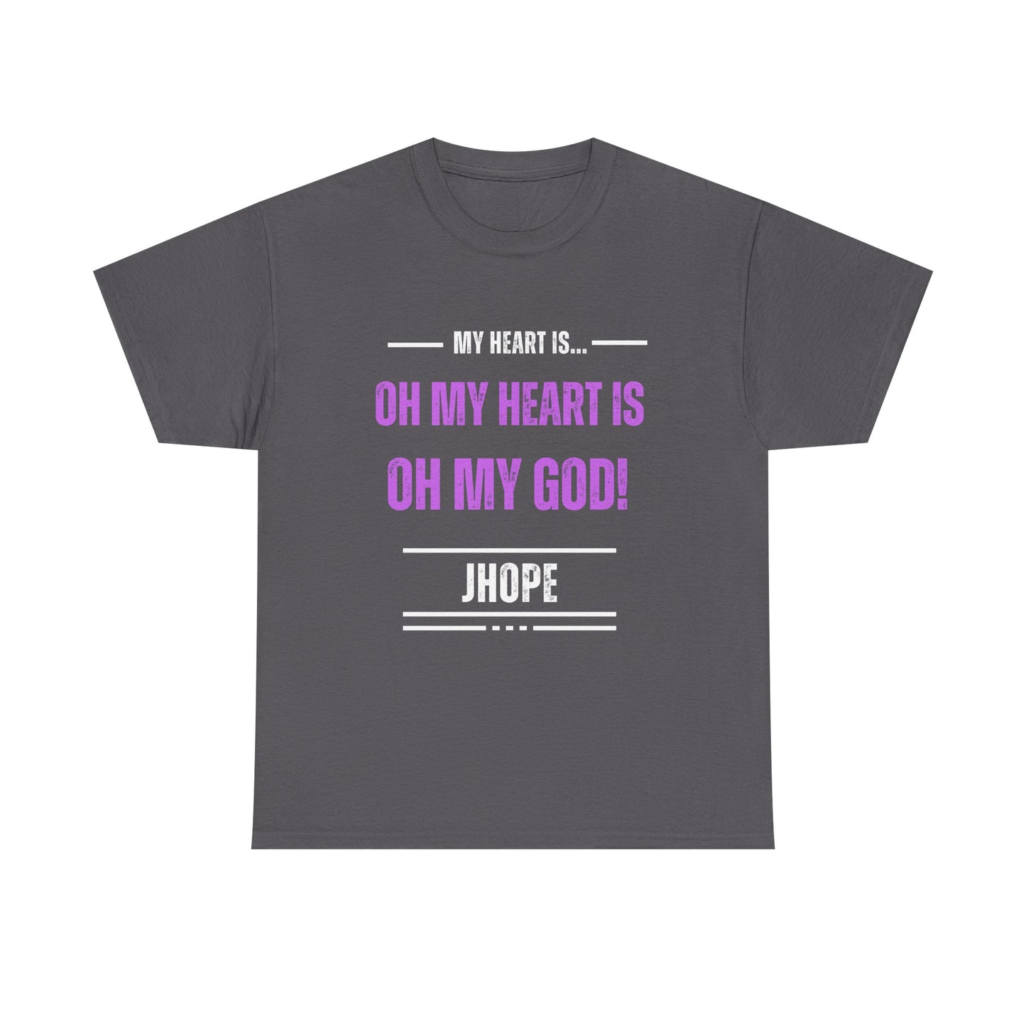 Graphic Tee — "Oh My Heart Is Oh My God!" J-Hope Fan Shirt