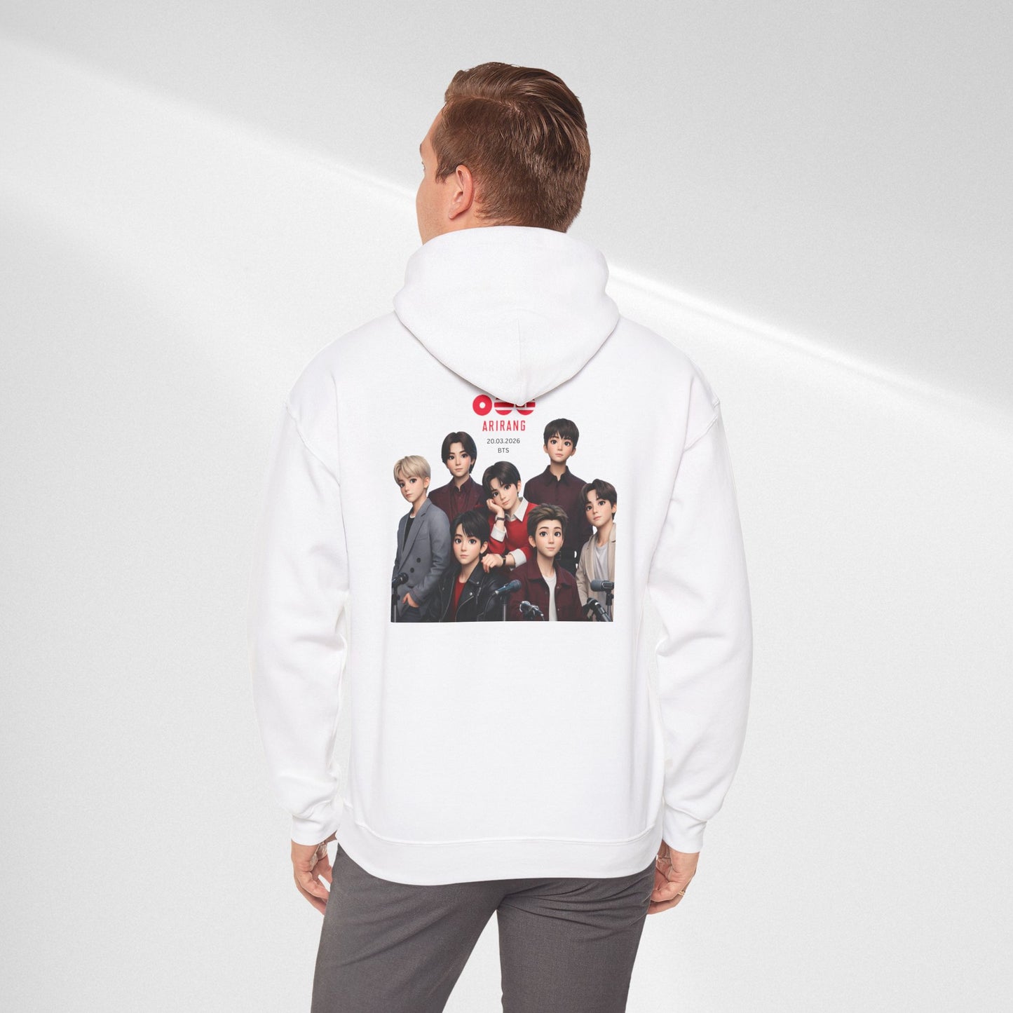 BTS Group Photo Hoodie – Korean Boy Band Pullover