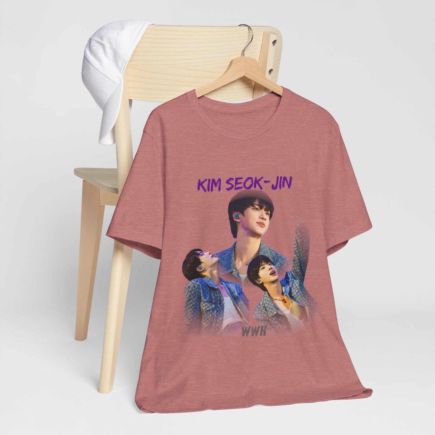 K-Pop Idol Photo Tee — 'Kim Seok-Jin' Graphic T-Shirt