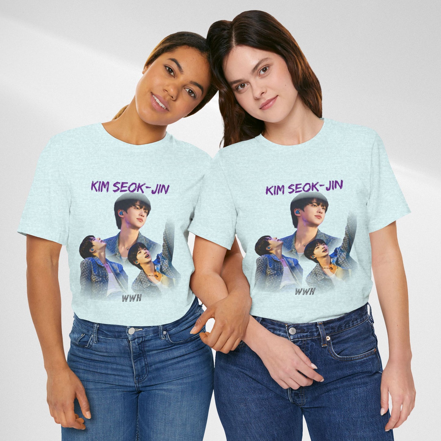 K-Pop Idol Photo Tee — 'Kim Seok-Jin' Graphic T-Shirt