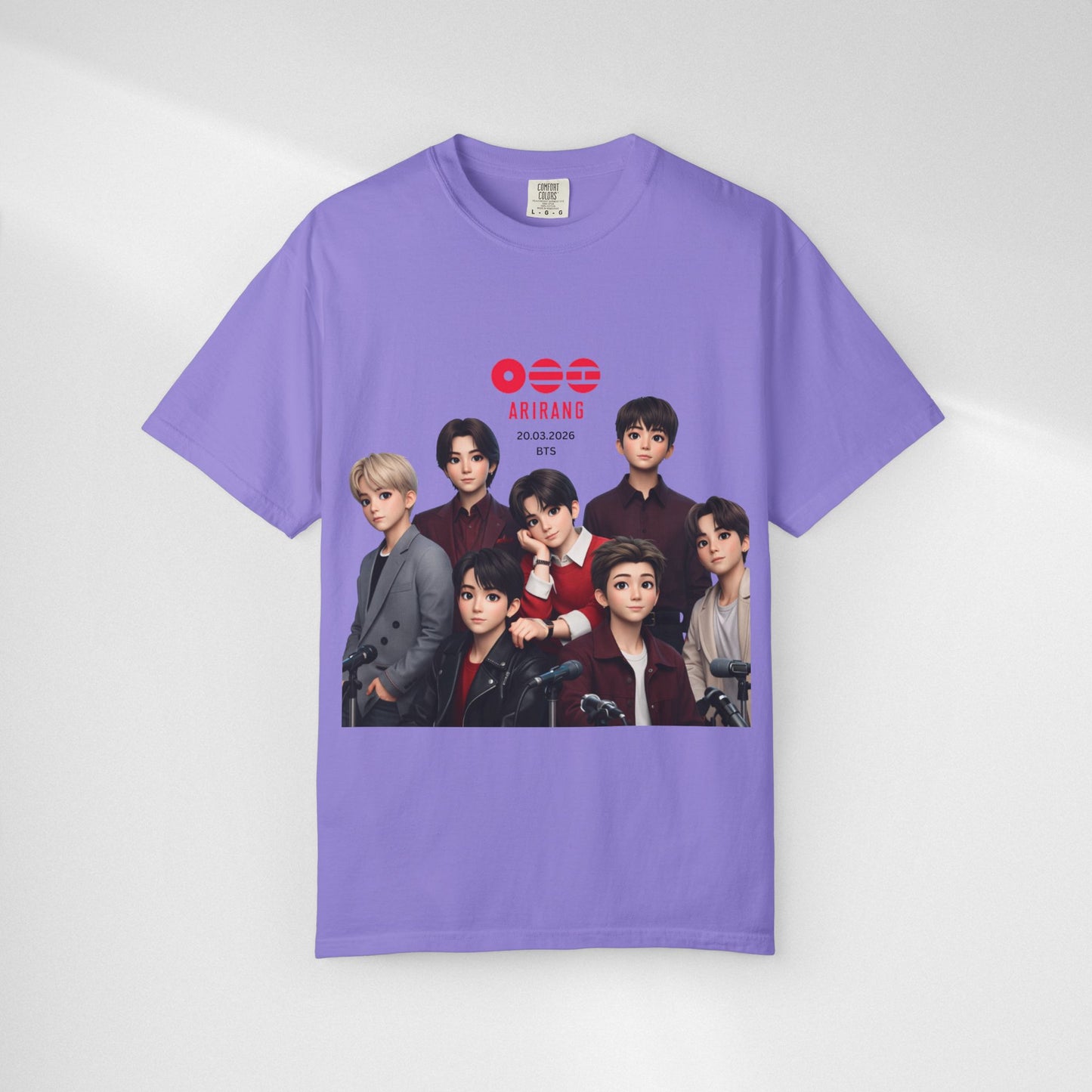 BTS Band Photo T-Shirt — Group Portrait Graphic Tee