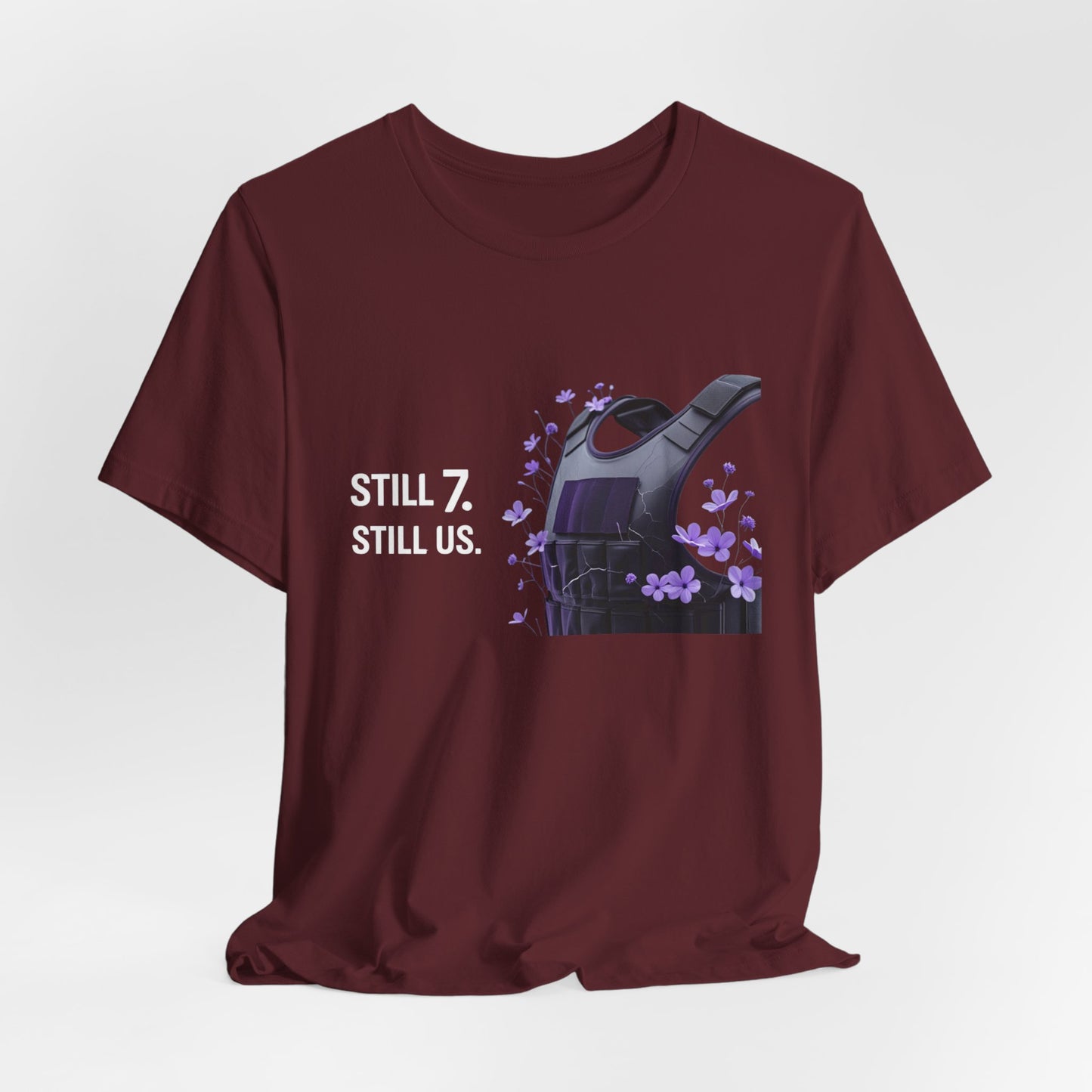 Bulletproof Vest Floral Tee — “I Am The Proof” Graphic T‑Shirt