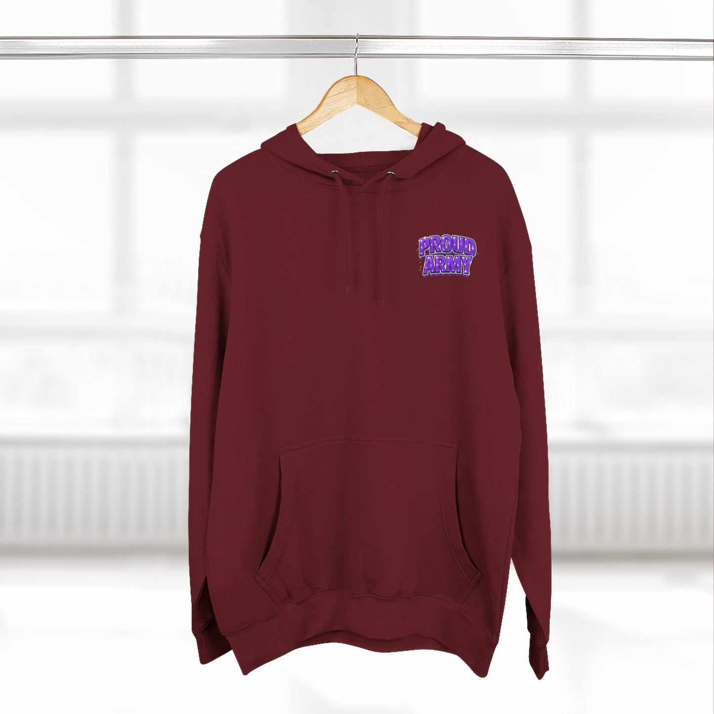 BTS Bangtan Photo-Panel Hoodie — 'Bangtan' 9-Eyes Graphic Fleece Hoodie