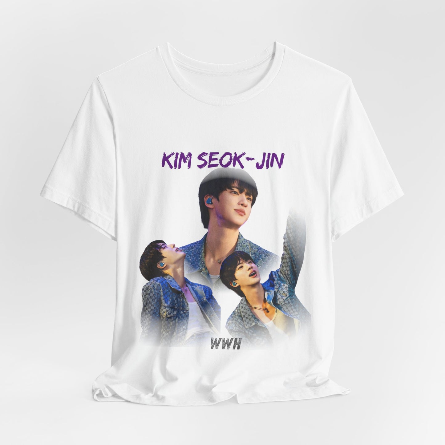 K-Pop Idol Photo Tee — 'Kim Seok-Jin' Graphic T-Shirt