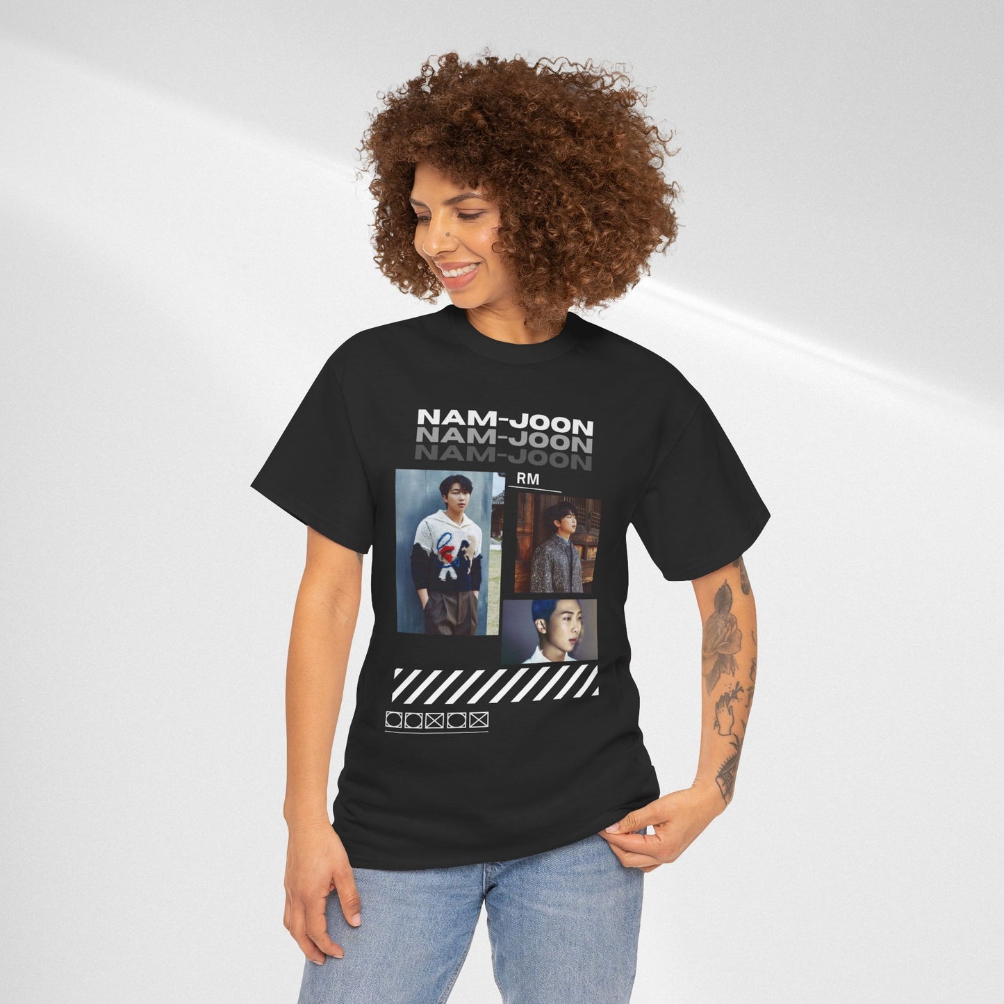 RM (Nam-Joon) Photo Collage K-Pop Graphic Tee